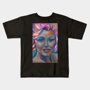 Marilyn Monroe with shiny hair Kids T-Shirt